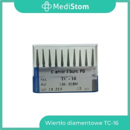 Wiertło Diamentowe TC-16 166-018M; (niebieskie); 10 szt.