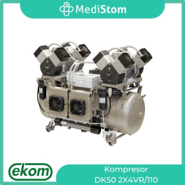 Kompresor EKOM DK50 2x4VR/110 /M (6-8bar) (400V/50Hz)