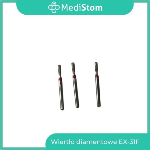 Wiertło Diamentowe EX-31F 234-014F; (czerwone); 10 szt.