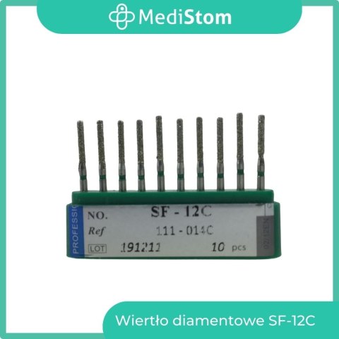 Wiertło Diamentowe SF-12C 111-014C; (zielone); 10 szt.