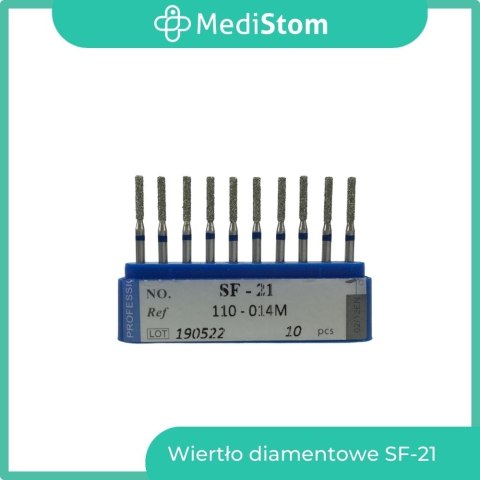 Wiertło Diamentowe SF-21 110-014M; (niebieskie); 10 szt.