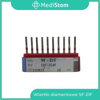 Wiertło Diamentowe SF-21F 110-014F; (czerwone); 10 szt.