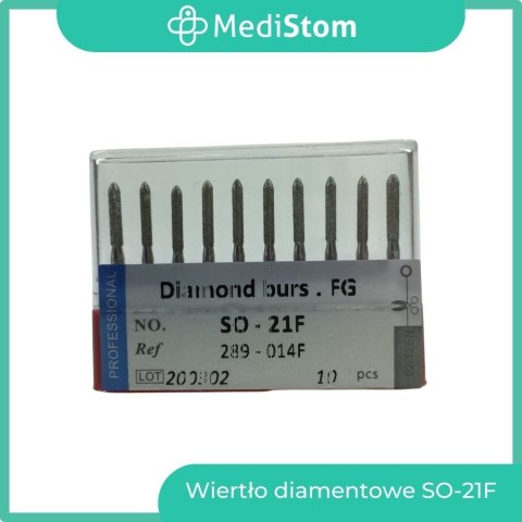 Wiertło Diamentowe SO-21F 289-014F; (czerwone); 10 szt.