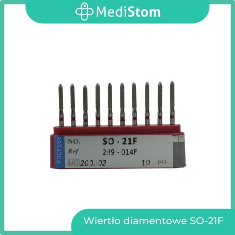 Wiertło Diamentowe SO-21F 289-014F; (czerwone); 10 szt.