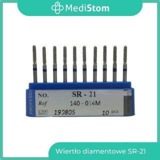 Wiertło Diamentowe SR-21 140-014M; (niebieskie); 10 szt.