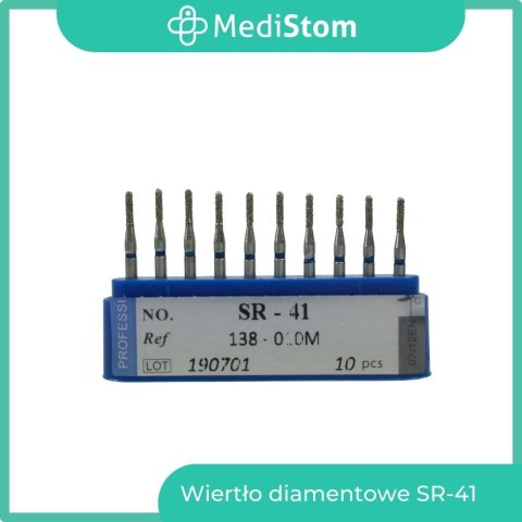 Wiertło Diamentowe SR-41 138-010M; (niebieskie); 10 szt.