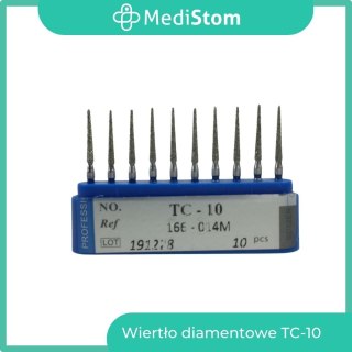 Wiertło Diamentowe TC-10 166-014M; (niebieskie); 10 szt.