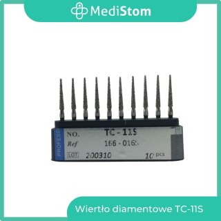 Wiertło Diamentowe TC-11S 166-016S; (czarne); 10 szt.