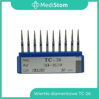 Wiertło Diamentowe TC-26 164-012M; (niebieskie); 10 szt.