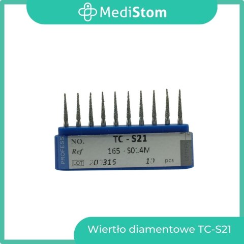 Wiertło Diamentowe TC-S21 165-S014M; (niebieskie); 10 szt.