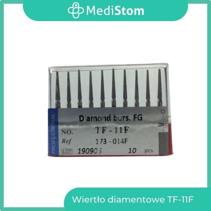 Wiertło Diamentowe TF-11F 173-014F; (czerwone); 10 szt.