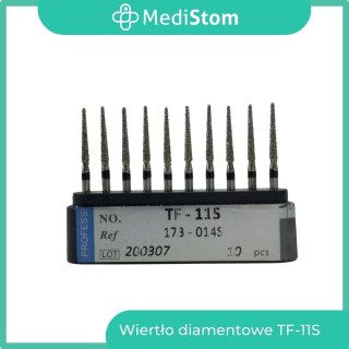 Wiertło Diamentowe TF-11S 173-014S; (czarne); 10 szt.