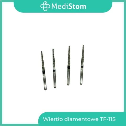 Wiertło Diamentowe TF-11S 173-014S; (czarne); 10 szt.