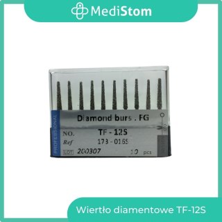 Wiertło Diamentowe TF-12S 173-016S; (czarne); 10 szt.