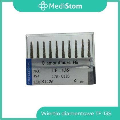 Wiertło Diamentowe TF-13S 173-018S; (czarne); 10 szt.