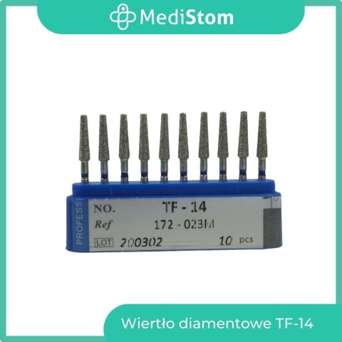 Wiertło Diamentowe TF-14 172-023M; (niebieskie); 10 szt.