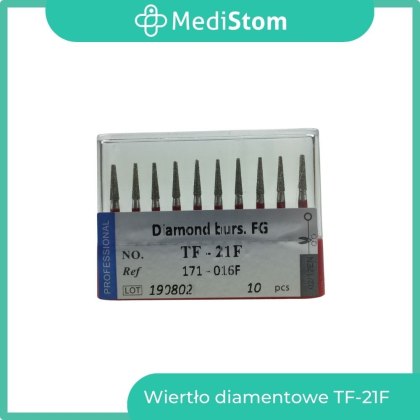 Wiertło Diamentowe TF-21F 171-016F; (czerwone); 10 szt.