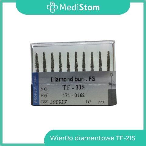 Wiertło Diamentowe TF-21S 171-016S; (czarne); 10 szt.