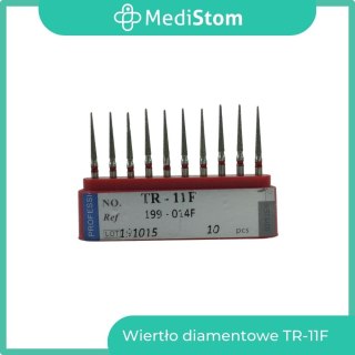 Wiertło Diamentowe TR-11F 199-014F; (czerwone); 10 szt.