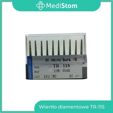 Wiertło Diamentowe TR-11S 199-014S; (czarne); 10 szt.