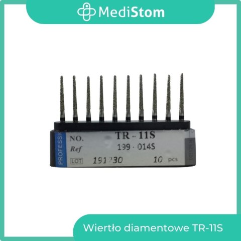 Wiertło Diamentowe TR-11S 199-014S; (czarne); 10 szt.