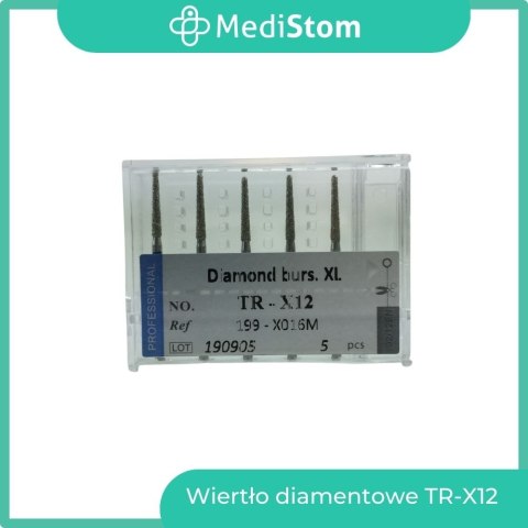 Wiertło Diamentowe TR-X12 199-X016M; (niebieskie); 5 szt.