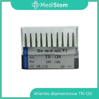 Wiertło Diamentowe TR-12S 199-016S; (czarne); 10 szt.