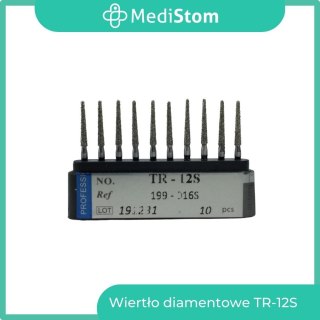 Wiertło Diamentowe TR-12S 199-016S; (czarne); 10 szt.