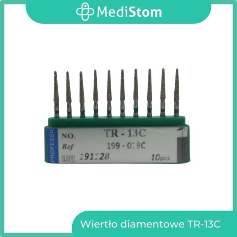 Wiertło Diamentowe TR-13C 199-018C; (zielone); 10 szt.