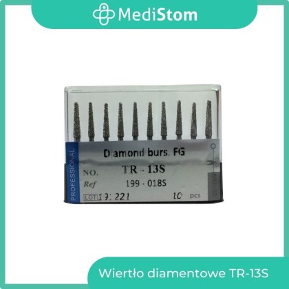 Wiertło Diamentowe TR-13S 199-018S; (czarne); 10 szt.