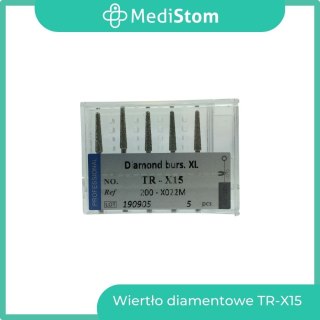 Wiertło Diamentowe TR-X15 200-X022M; (niebieskie); 5 szt.