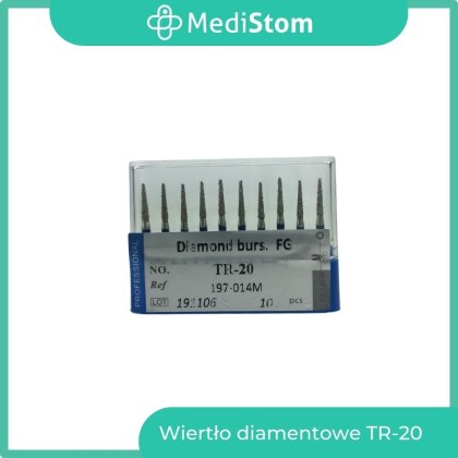 Wiertło Diamentowe TR-20 197-014M; (niebieskie); 10 szt.