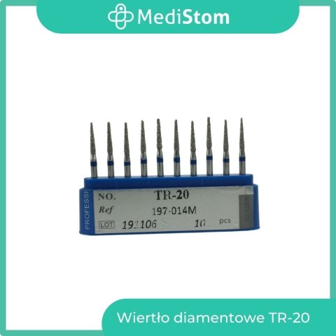 Wiertło Diamentowe TR-20 197-014M; (niebieskie); 10 szt.