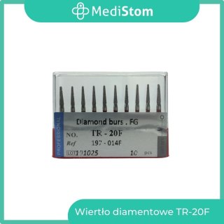 Wiertło Diamentowe TR-20F 197-014F; (czerwone); 10 szt.