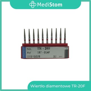 Wiertło Diamentowe TR-20F 197-014F; (czerwone); 10 szt.