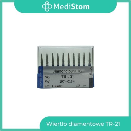 Wiertło Diamentowe TR-21 197-016M; (niebieskie); 10 szt.