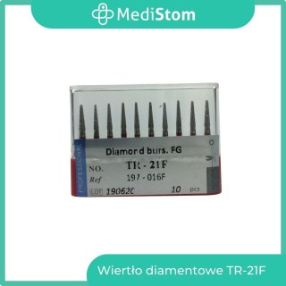 Wiertło Diamentowe TR-21F 197-016F; (czerwone); 10 szt.