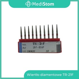 Wiertło Diamentowe TR-21F 197-016F; (czerwone); 10 szt.