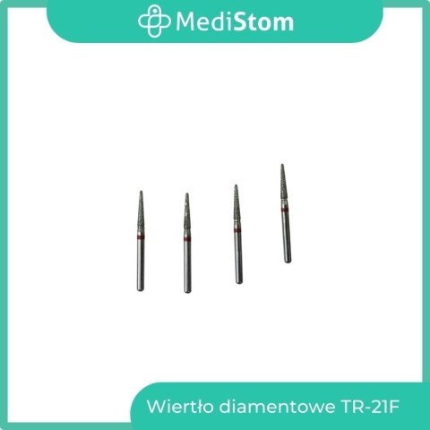 Wiertło Diamentowe TR-21F 197-016F; (czerwone); 10 szt.