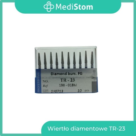 Wiertło Diamentowe TR-23 198-018M; (niebieskie); 10 szt.