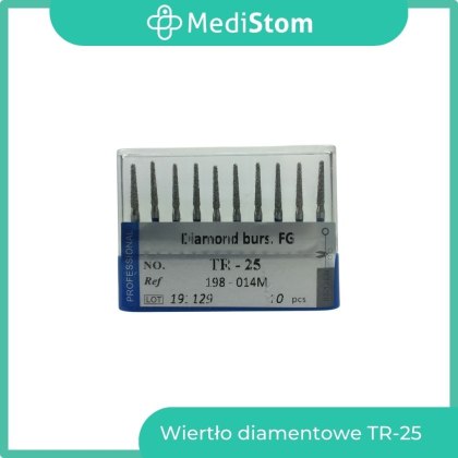 Wiertło Diamentowe TR-25 198-014M; (niebieskie); 10 szt.