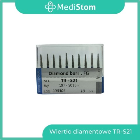 Wiertło Diamentowe TR-S21 197-S016M; (niebieskie); 10 szt.