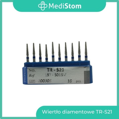 Wiertło Diamentowe TR-S21 197-S016M; (niebieskie); 10 szt.