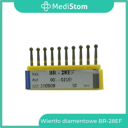 Wiertło Diamentowe BR-28EF 001-021EF; (żółte); 10 szt.