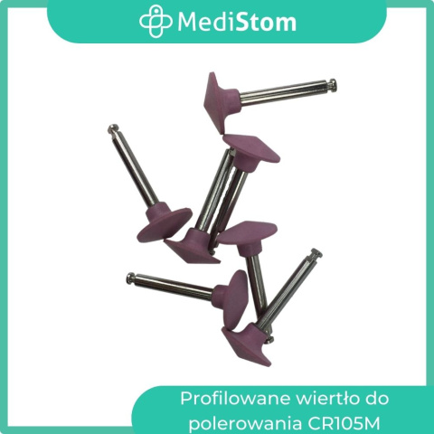 Silikonowa gumka do polerowania kompozytu i ceramiki Cr105M; 10 szt.
