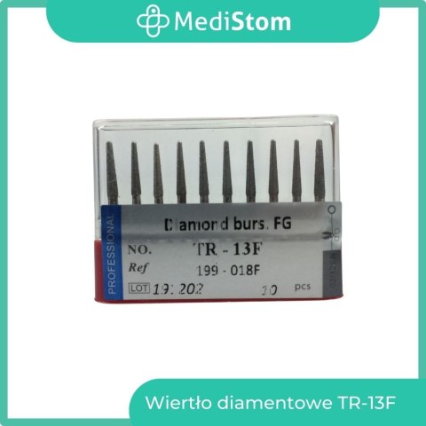 Wiertło Diamentowe TR-13F 199-018F; (czerwone); 10 szt.