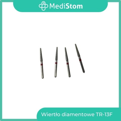 Wiertło Diamentowe TR-13F 199-018F; (czerwone); 10 szt.