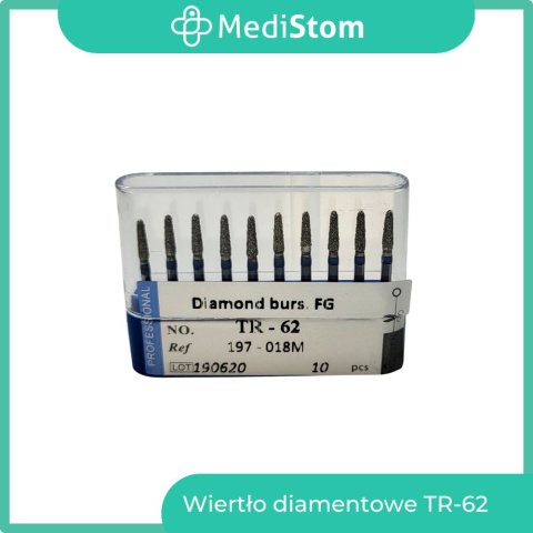 Wiertło diamentowe TR-62 197-018M; (niebieskie); 10 szt.