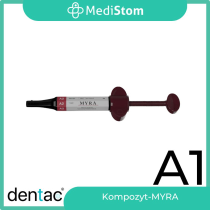 Kompozyt do wypełnień Myra, A1 - Microhybrid Composite A1, strzyk. 4g, DENTAC