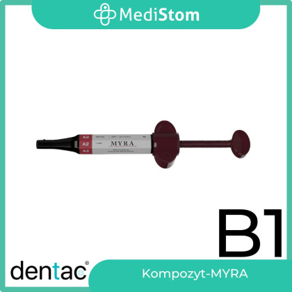 Kompozyt do wypełnień Myra, B1 - Microhybrid Composite B1, 4g DENTAC